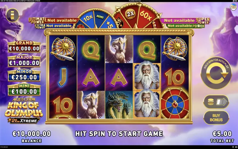 Age of the Gods: King of Olympus Fire Blaze Xtreme