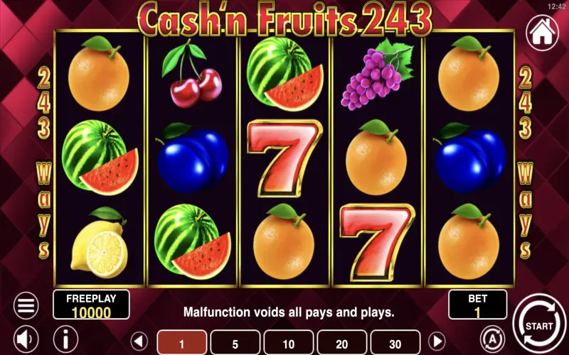 Cash’n Fruits 243
