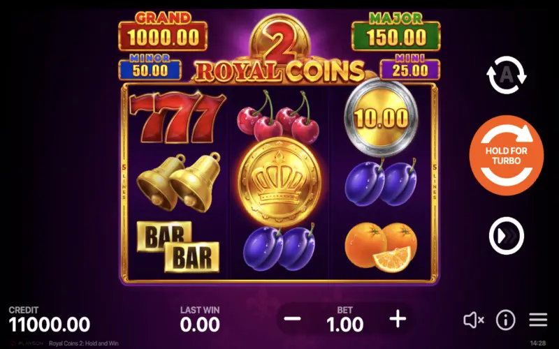 Royal Coins 2: Hold And Win